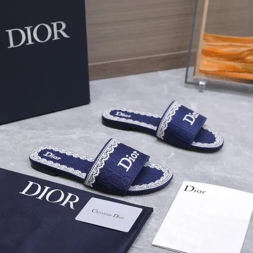 Cheap Christian Dior Slippers For Women #1401140 Replica Wholesale [$92.00 USD] [ITEM#1401140] on Replica Christian Dior Slippers