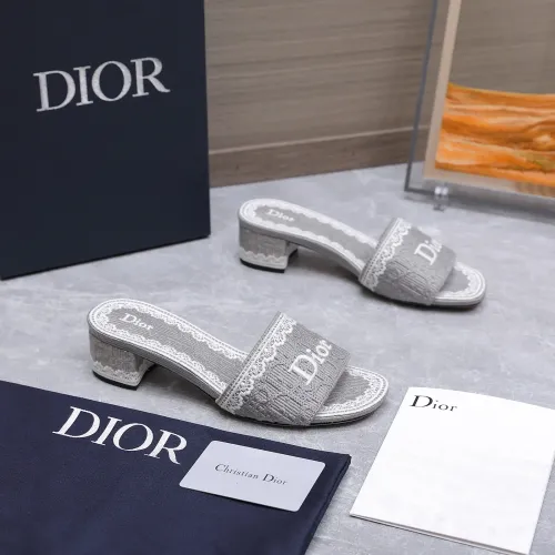 Cheap Christian Dior Slippers For Women #1401148 Replica Wholesale [$92.00 USD] [ITEM#1401148] on Replica Christian Dior Slippers