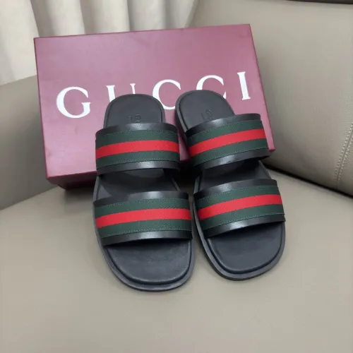 Cheap Gucci Slippers For Men #1401155 Replica Wholesale [$64.00 USD] [ITEM#1401155] on Replica Gucci Slippers