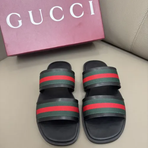 Cheap Gucci Slippers For Men #1401155 Replica Wholesale [$64.00 USD] [ITEM#1401155] on Replica Gucci Slippers