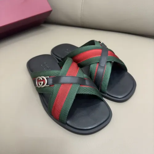 Cheap Gucci Slippers For Men #1401164 Replica Wholesale [$64.00 USD] [ITEM#1401164] on Replica Gucci Slippers