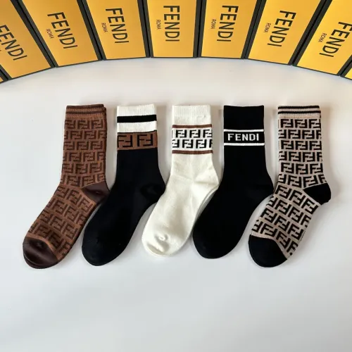Cheap Fendi Socks #1401190 Replica Wholesale [$29.00 USD] [ITEM#1401190] on Replica Fendi Socks