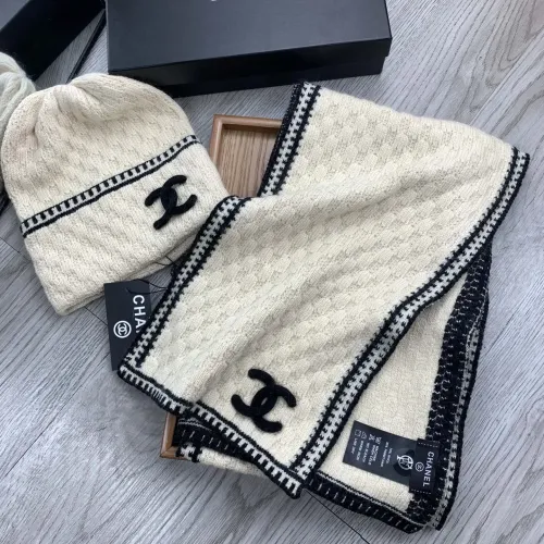 Cheap Chanel Hat and Scarf Set #1401271 Replica Wholesale [$52.00 USD] [ITEM#1401271] on Replica Chanel Hat and Scarf and Glove Set
