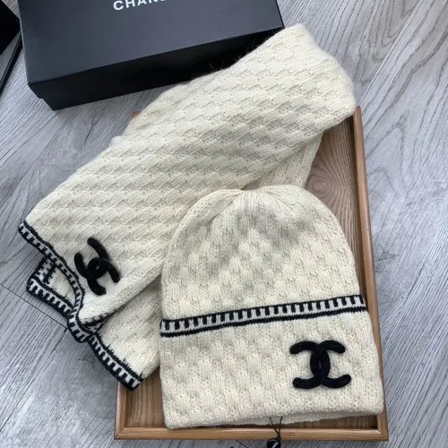 Cheap Chanel Hat and Scarf Set #1401271 Replica Wholesale [$52.00 USD] [ITEM#1401271] on Replica Chanel Hat and Scarf and Glove Set