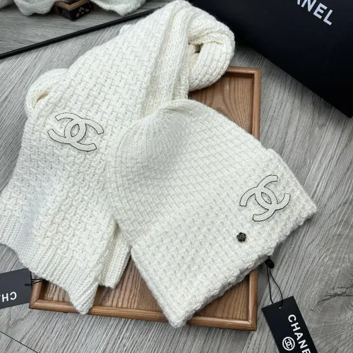 Cheap Chanel Hat and Scarf Set #1401274 Replica Wholesale [$52.00 USD] [ITEM#1401274] on Replica Chanel Hat and Scarf and Glove Set