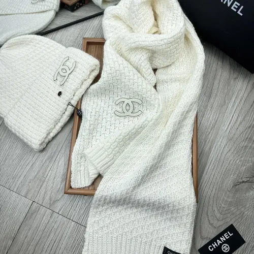 Cheap Chanel Hat and Scarf Set #1401274 Replica Wholesale [$52.00 USD] [ITEM#1401274] on Replica Chanel Hat and Scarf and Glove Set