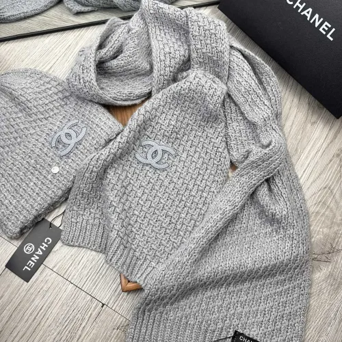 Cheap Chanel Hat and Scarf Set #1401277 Replica Wholesale [$52.00 USD] [ITEM#1401277] on Replica Chanel Hat and Scarf and Glove Set