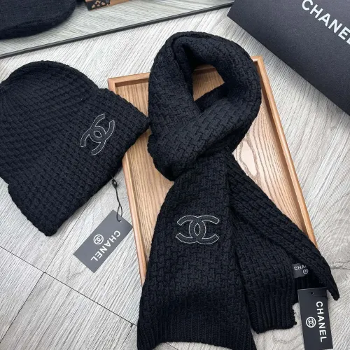 Cheap Chanel Hat and Scarf Set #1401278 Replica Wholesale [$52.00 USD] [ITEM#1401278] on Replica Chanel Hat and Scarf and Glove Set