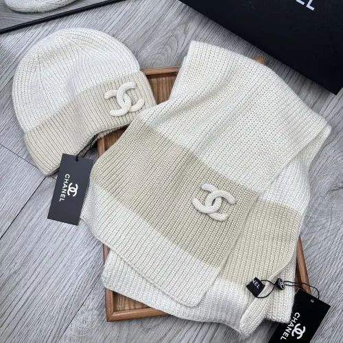 Cheap Chanel Hat and Scarf Set #1401279 Replica Wholesale [$52.00 USD] [ITEM#1401279] on Replica Chanel Hat and Scarf and Glove Set