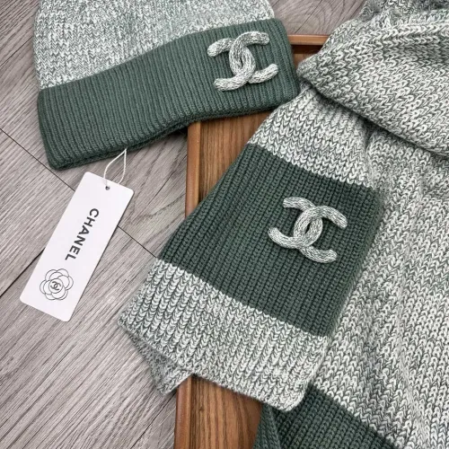 Cheap Chanel Hat and Scarf Set #1401281 Replica Wholesale [$52.00 USD] [ITEM#1401281] on Replica Chanel Hat and Scarf and Glove Set