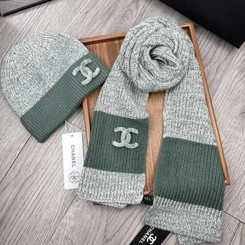 Cheap Chanel Hat and Scarf Set #1401281 Replica Wholesale [$52.00 USD] [ITEM#1401281] on Replica Chanel Hat and Scarf and Glove Set