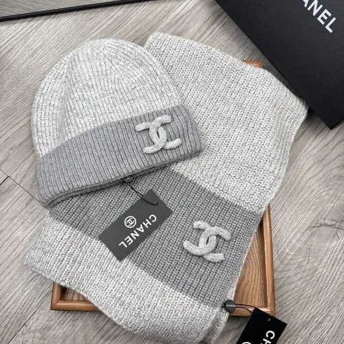 Cheap Chanel Hat and Scarf Set #1401282 Replica Wholesale [$52.00 USD] [ITEM#1401282] on Replica Chanel Hat and Scarf and Glove Set