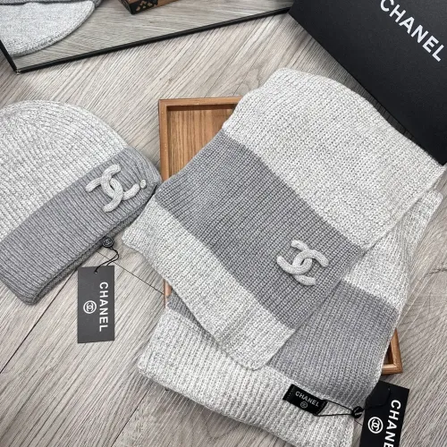 Cheap Chanel Hat and Scarf Set #1401282 Replica Wholesale [$52.00 USD] [ITEM#1401282] on Replica Chanel Hat and Scarf and Glove Set
