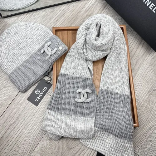 Cheap Chanel Hat and Scarf Set #1401282 Replica Wholesale [$52.00 USD] [ITEM#1401282] on Replica Chanel Hat and Scarf and Glove Set