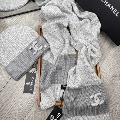 Cheap Chanel Hat and Scarf Set #1401282 Replica Wholesale [$52.00 USD] [ITEM#1401282] on Replica Chanel Hat and Scarf and Glove Set
