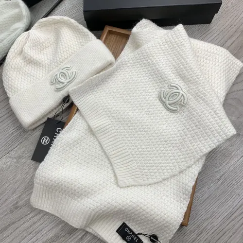 Cheap Chanel Hat and Scarf Set #1401285 Replica Wholesale [$52.00 USD] [ITEM#1401285] on Replica Chanel Hat and Scarf and Glove Set
