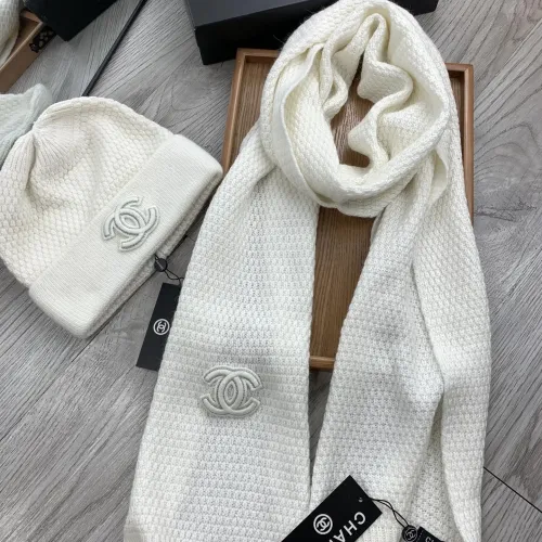 Cheap Chanel Hat and Scarf Set #1401285 Replica Wholesale [$52.00 USD] [ITEM#1401285] on Replica Chanel Hat and Scarf and Glove Set