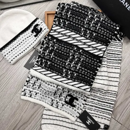 Cheap Chanel Hat and Scarf Set #1401287 Replica Wholesale [$52.00 USD] [ITEM#1401287] on Replica Chanel Hat and Scarf and Glove Set