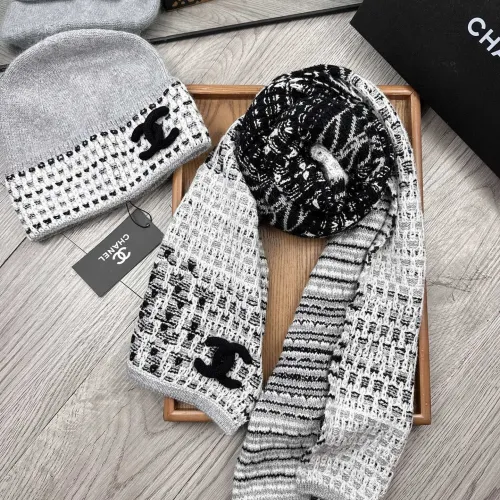 Cheap Chanel Hat and Scarf Set #1401288 Replica Wholesale [$52.00 USD] [ITEM#1401288] on Replica Chanel Hat and Scarf and Glove Set