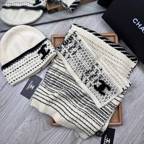 Cheap Chanel Hat and Scarf Set #1401289 Replica Wholesale [$52.00 USD] [ITEM#1401289] on Replica Chanel Hat and Scarf and Glove Set