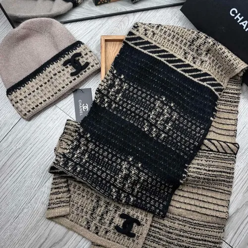 Cheap Chanel Hat and Scarf Set #1401290 Replica Wholesale [$52.00 USD] [ITEM#1401290] on Replica Chanel Hat and Scarf and Glove Set