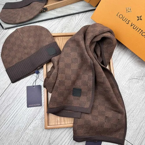 Cheap Louis Vuitton LV Hat and Scarf Set #1401293 Replica Wholesale [$48.00 USD] [ITEM#1401293] on Replica Louis Vuitton LV Hat and Scarf and Glove Set
