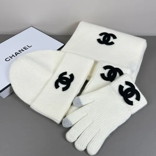 Chanel Hat and Scarf and Glove Set #1401309