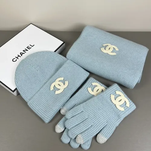 Chanel Hat and Scarf and Glove Set #1401311