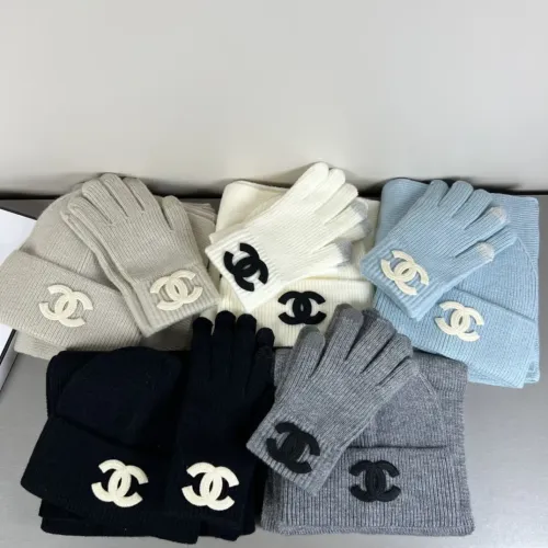 Cheap Chanel Hat and Scarf and Glove Set #1401312 Replica Wholesale [$52.00 USD] [ITEM#1401312] on Replica Chanel Hat and Scarf and Glove Set