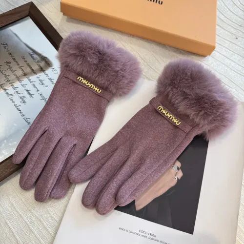 Cheap MIU MIU Gloves For Women #1401331 Replica Wholesale [$39.00 USD] [ITEM#1401331] on Replica MIU MIU Gloves