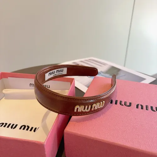 Cheap MIU MIU Headband For Women #1401448 Replica Wholesale [$27.00 USD] [ITEM#1401448] on Replica MIU MIU Headband