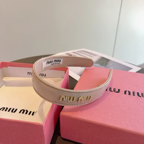 Cheap MIU MIU Headband For Women #1401449 Replica Wholesale [$27.00 USD] [ITEM#1401449] on Replica MIU MIU Headband