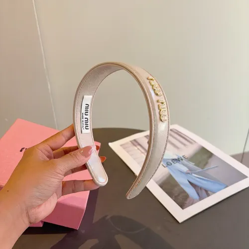 Cheap MIU MIU Headband For Women #1401449 Replica Wholesale [$27.00 USD] [ITEM#1401449] on Replica MIU MIU Headband