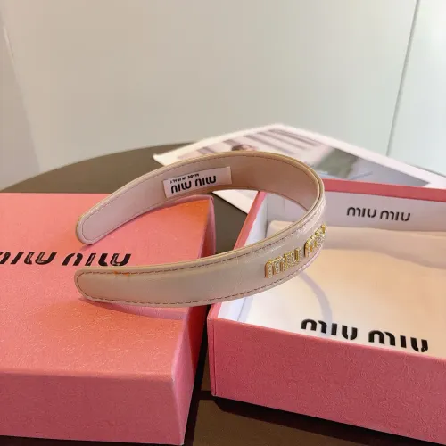 Cheap MIU MIU Headband For Women #1401449 Replica Wholesale [$27.00 USD] [ITEM#1401449] on Replica MIU MIU Headband