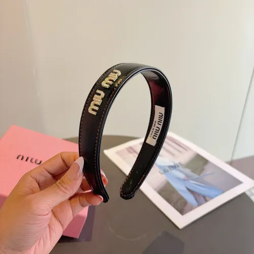 Cheap MIU MIU Headband For Women #1401450 Replica Wholesale [$27.00 USD] [ITEM#1401450] on Replica MIU MIU Headband