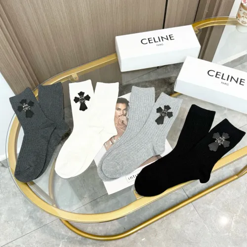 Cheap Chrome Hearts Socks #1401477 Replica Wholesale [$34.00 USD] [ITEM#1401477] on Replica Chrome Hearts Socks