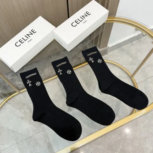 Cheap Chrome Hearts Socks #1401614 Replica Wholesale [$32.00 USD] [ITEM#1401614] on Replica Chrome Hearts Socks