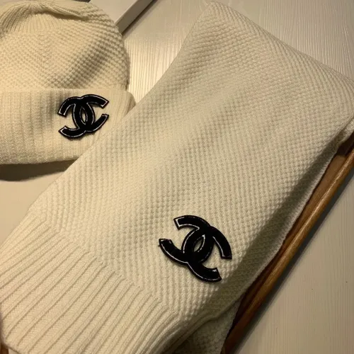 Cheap Chanel Hat and Scarf Set #1401865 Replica Wholesale [$52.00 USD] [ITEM#1401865] on Replica Chanel Hat and Scarf and Glove Set
