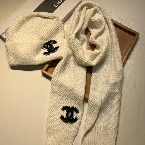Cheap Chanel Hat and Scarf Set #1401865 Replica Wholesale [$52.00 USD] [ITEM#1401865] on Replica Chanel Hat and Scarf and Glove Set