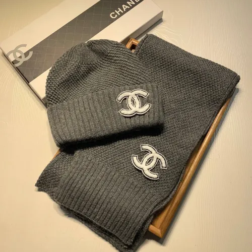 Cheap Chanel Hat and Scarf Set #1401866 Replica Wholesale [$52.00 USD] [ITEM#1401866] on Replica Chanel Hat and Scarf and Glove Set