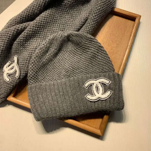 Cheap Chanel Hat and Scarf Set #1401866 Replica Wholesale [$52.00 USD] [ITEM#1401866] on Replica Chanel Hat and Scarf and Glove Set