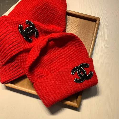 Cheap Chanel Hat and Scarf Set #1401867 Replica Wholesale [$52.00 USD] [ITEM#1401867] on Replica Chanel Hat and Scarf and Glove Set