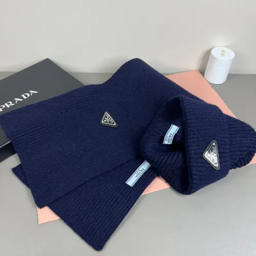 Cheap Prada Hat and Scarf Set #1401881 Replica Wholesale [$45.00 USD] [ITEM#1401881] on Replica Prada Hat and Scarf and Glove Set