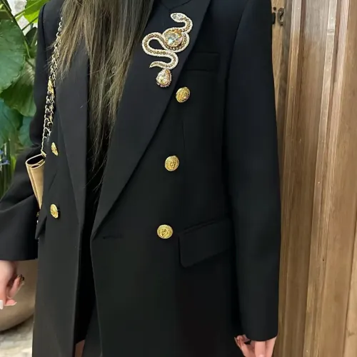 Cheap Balmain Jackets Long Sleeved For Women #1401917 Replica Wholesale [$130.00 USD] [ITEM#1401917] on Replica Balmain Jackets