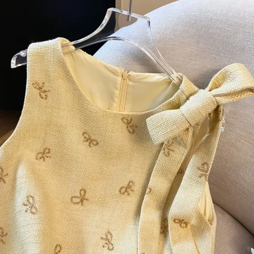 Cheap MIU MIU Dresses Sleeveless For Women #1401918 Replica Wholesale [$72.00 USD] [ITEM#1401918] on Replica MIU MIU Dresses