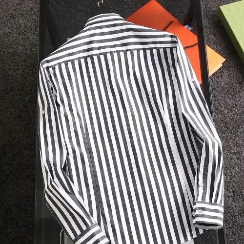 Cheap Hermes Shirts Long Sleeved For Men #1402043 Replica Wholesale [$40.00 USD] [ITEM#1402043] on Replica Hermes Shirts