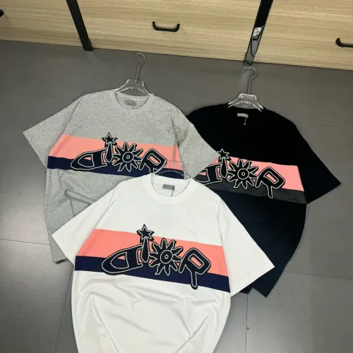 Cheap Christian Dior T-Shirts Short Sleeved For Unisex #1402213 Replica Wholesale [$32.00 USD] [ITEM#1402213] on Replica Christian Dior T-Shirts