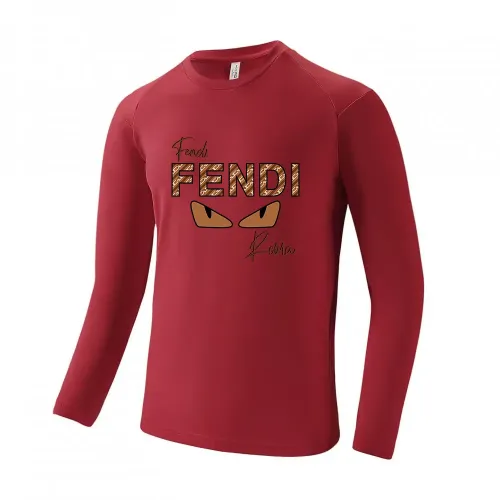 Fendi T-Shirts Long Sleeved For Men #1402547