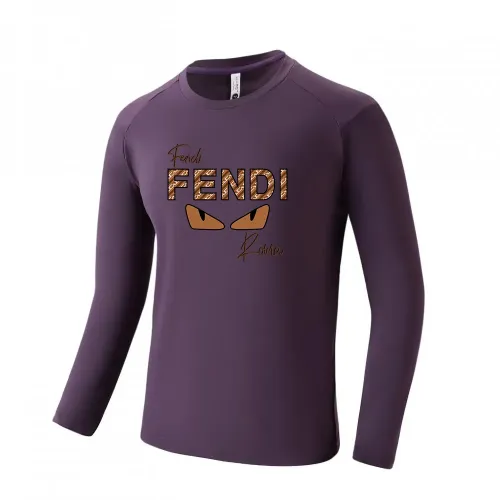 Fendi T-Shirts Long Sleeved For Men #1402548