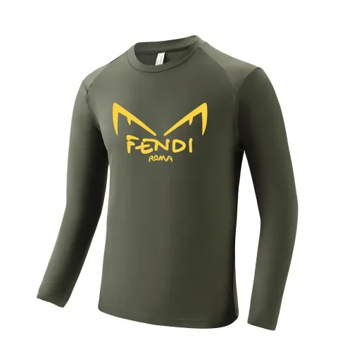 Fendi T-Shirts Long Sleeved For Men #1402605